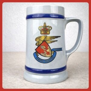 Vintage Søholm Denmark Ceramic Beer Stein ESK533 Nike Missile Unit NATO Cold War